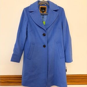 NWT Sam Edelman Women's Twill Pleat Coat Size 4 preppy classic normcore